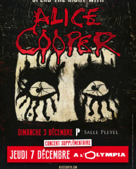 Alice Cooper (enfin) de retour en France en décembre 2017