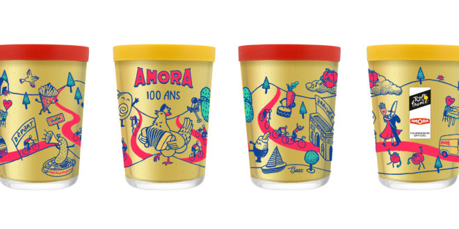  Amora® célèbre 100 ans de goût sur les tables françaises et devient fournisseur officiel du Tour de France.