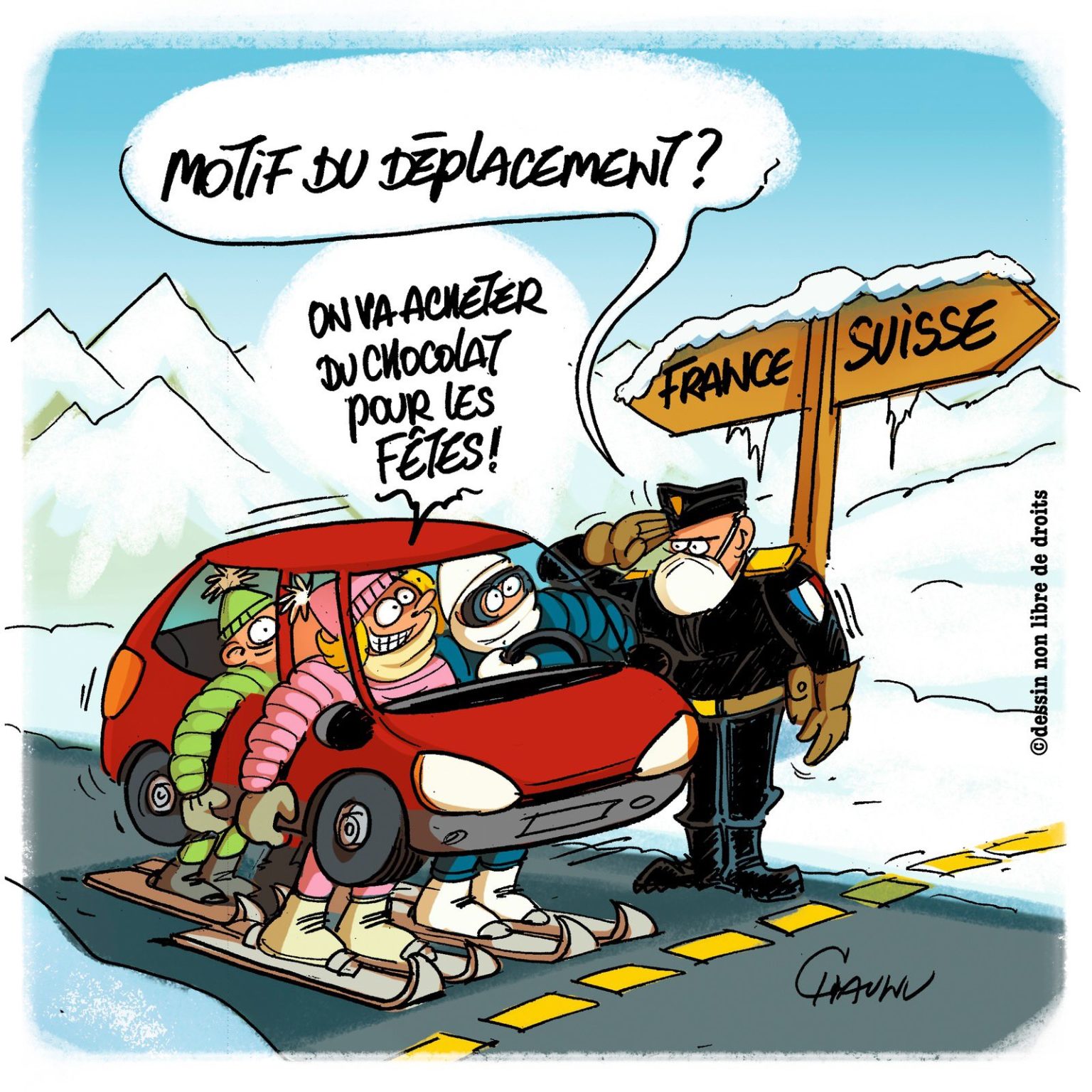 Humour : Noël 2020, couvre-feu et vaccin