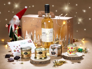 VALISE GOURMANDE R.JUNCA - Cadeau Noël gastronomique - Foie gras du  Sud-Ouest et VIN - Idéal cadeau Noël - Le coffret comprend 10 pr -  Cdiscount Au quotidien