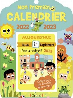 Mon premier calendrier 2022-2023 – C’est la rentrée