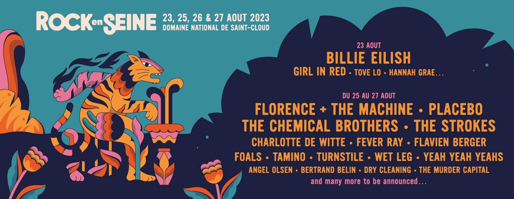 Rock En Seine 2023 Programmation du Festival