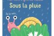 Sous la pluie, un livre coloré avec de grands rabats