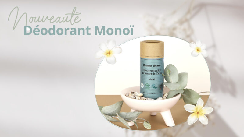 Déodorant solide monoï Comme Avant