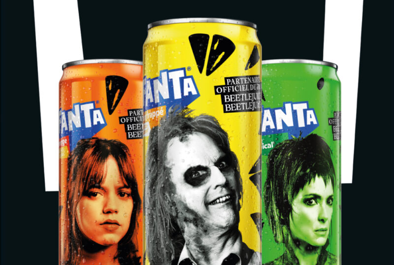 Fanta présente son édition spéciale Beetlejuice